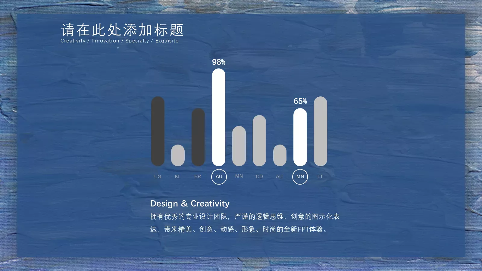 油画质感创意艺术PPT模板 第 7 页预览图