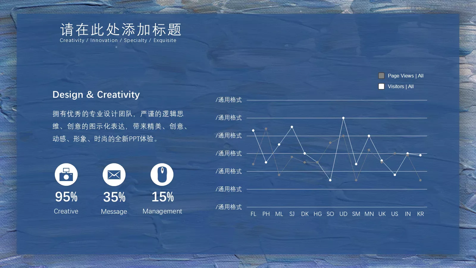 油画质感创意艺术PPT模板 第 15 页预览图