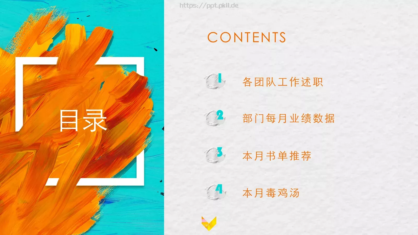 市场部工作总结报告PPT模板 第 3 页缩略图