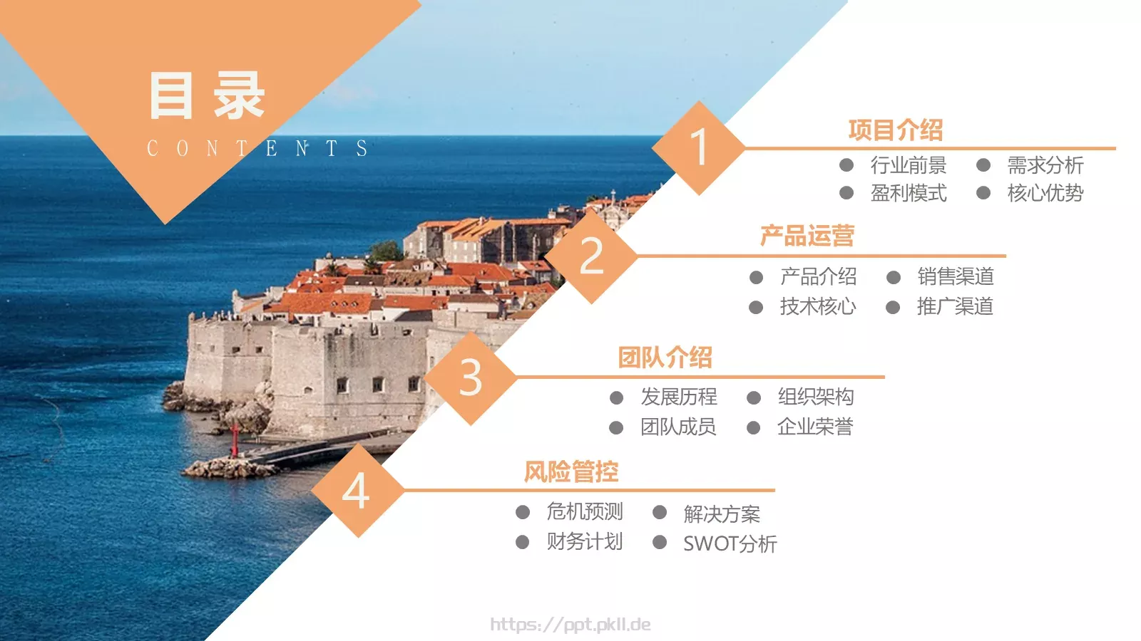 商业融资商业计划书PPT模板 第 2 页缩略图