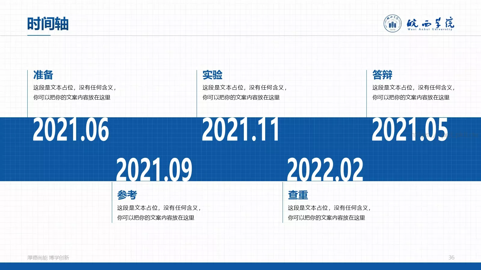 蓝色学术风毕业答辩PPT模板 第 36 页预览图