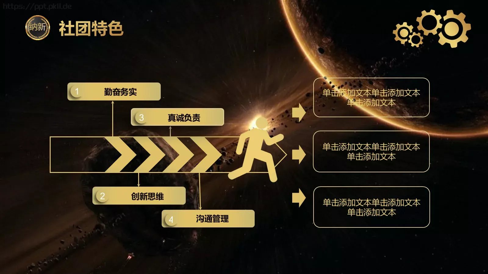 高校学院社团纳新PPT模板 第 11 页预览图