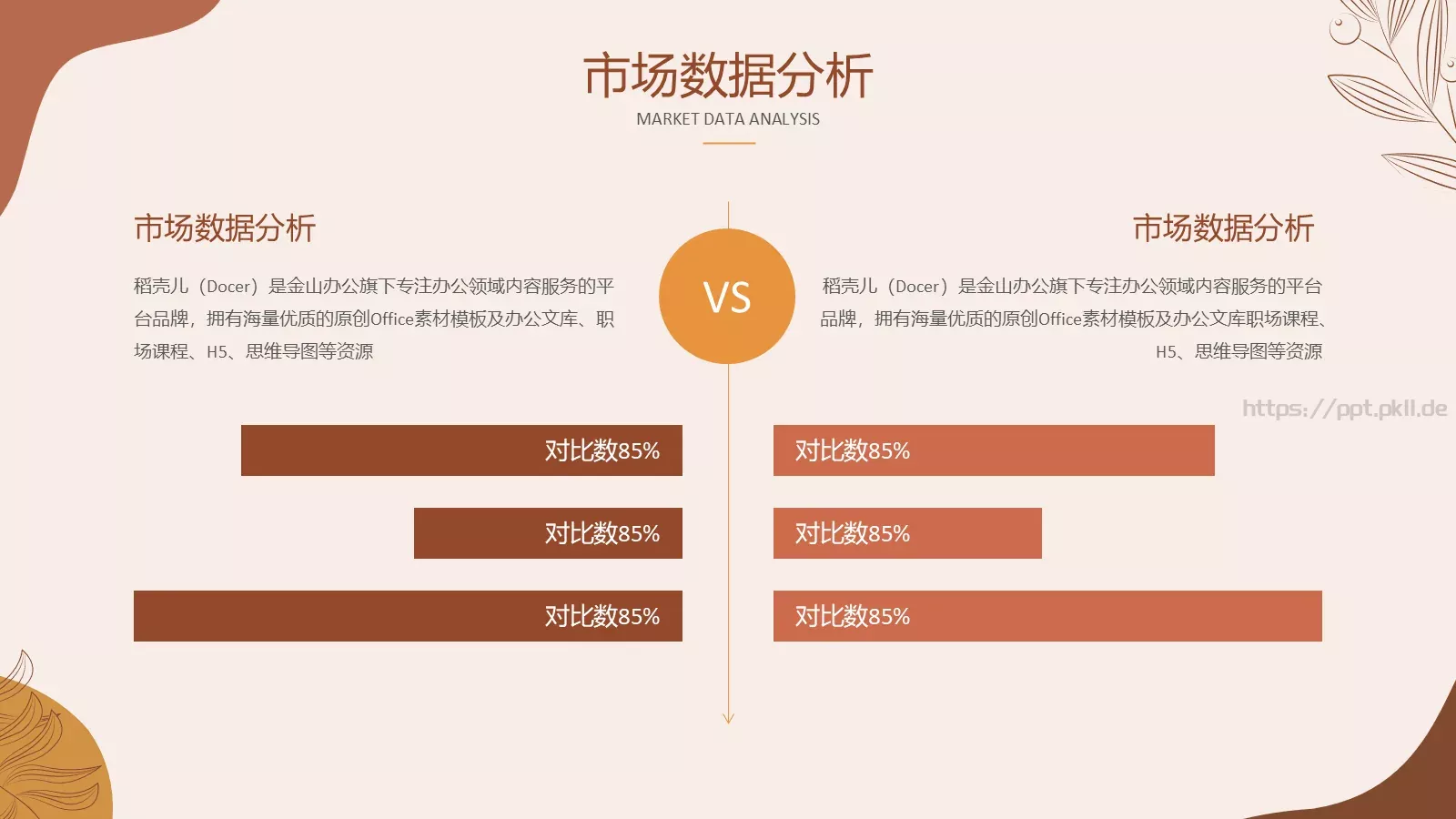 清新简约工作汇报PPT模板 第 12 页预览图
