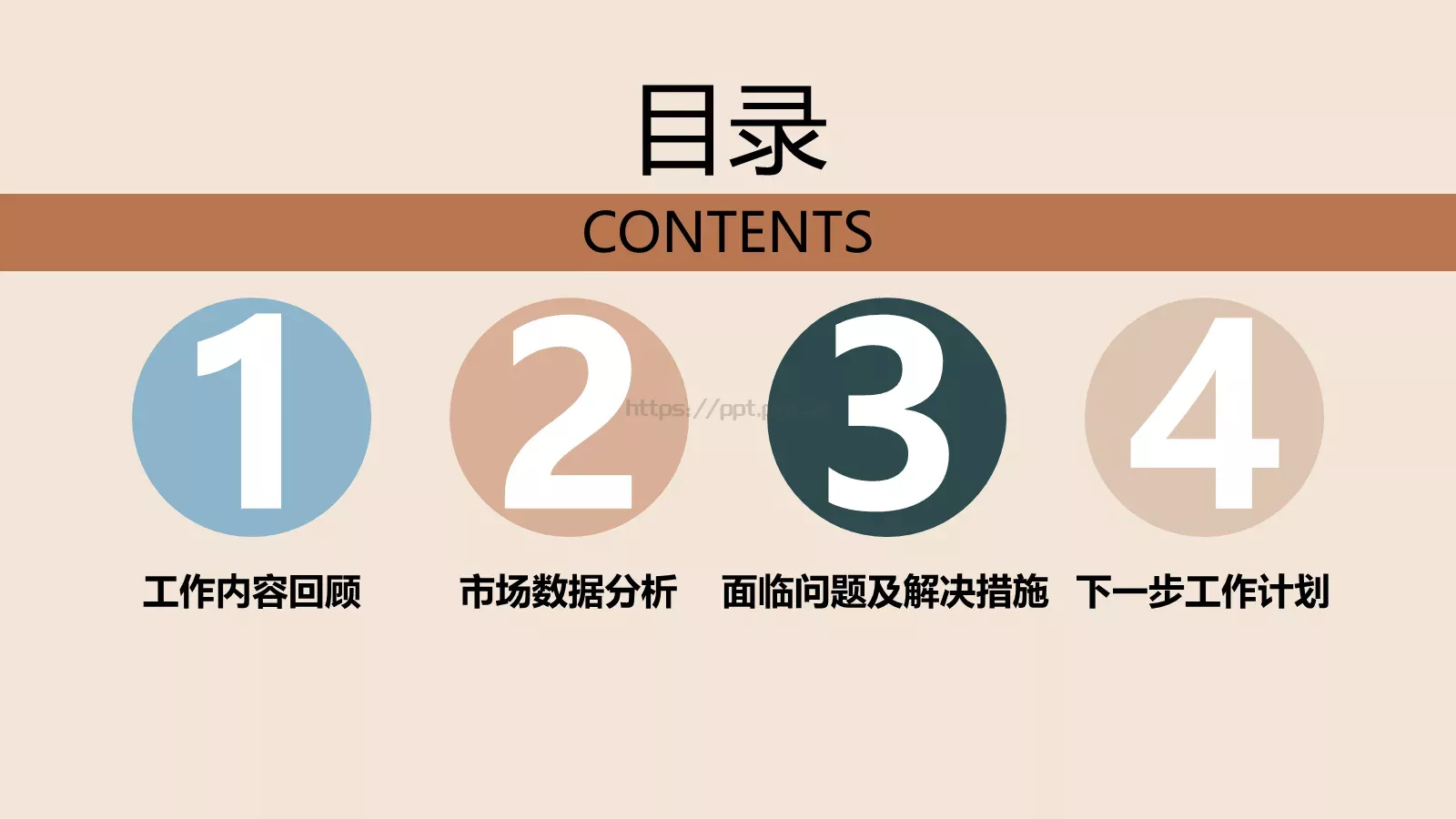 莫兰迪色年终总结PPT模板 第 2 页缩略图