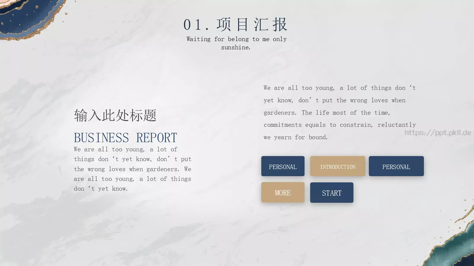商务汇报工作汇报线条PPT模板 第 4 页缩略图