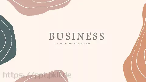 商务汇报工作计划线条PPT模板 缩略图