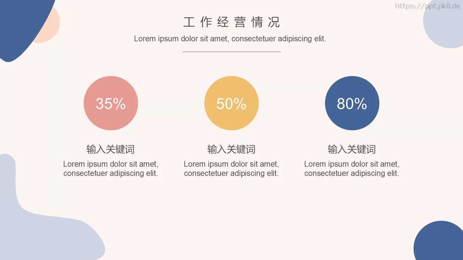 简约工作汇报PPT模板 第 4 页缩略图