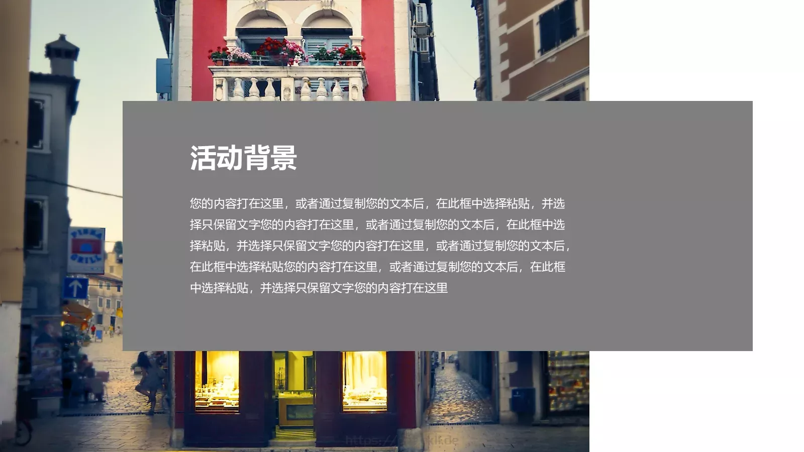 活动策划方案书PPT模板 第 4 页缩略图