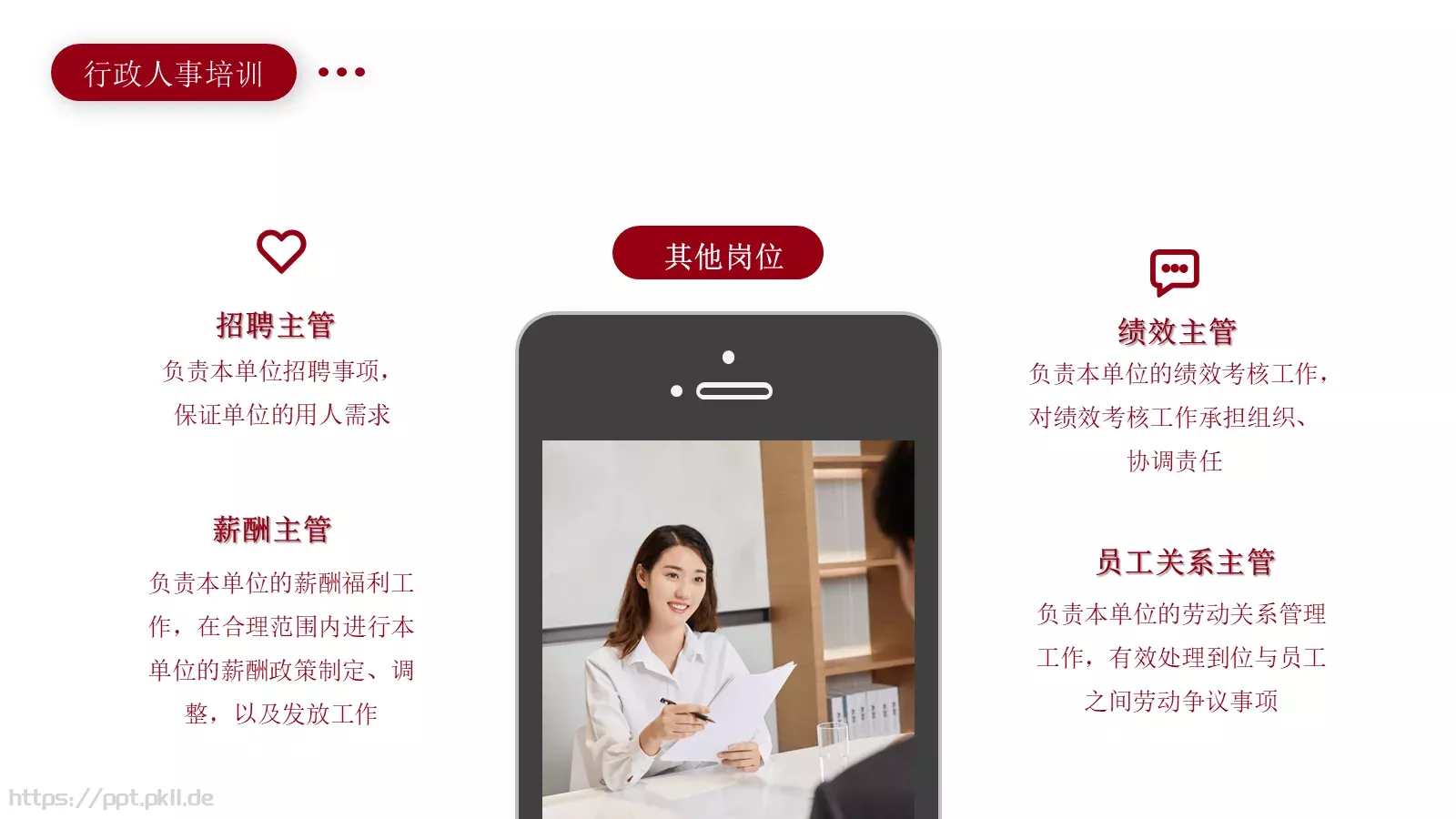 行政人事培训PPT模板 第 15 页预览图