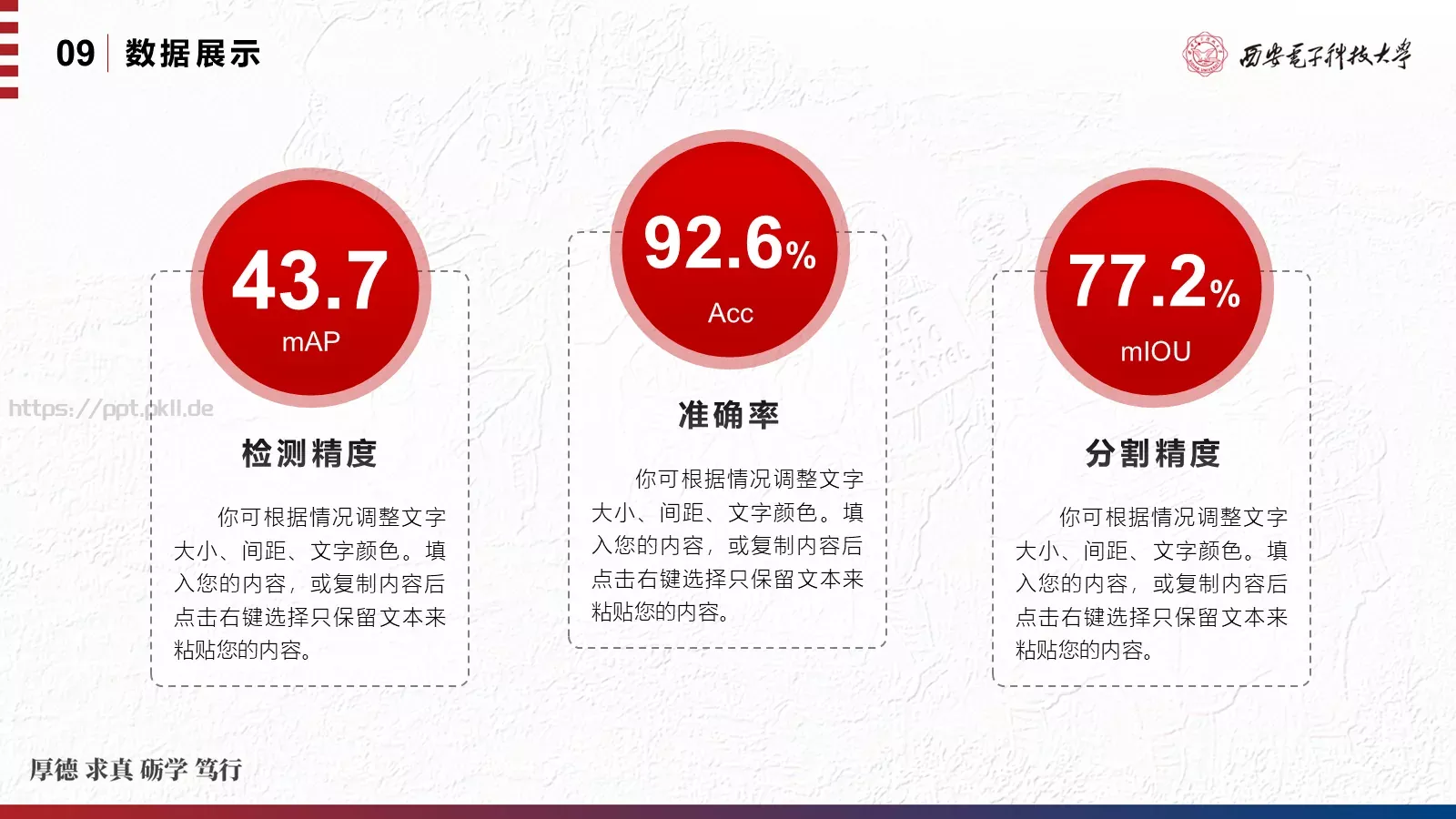 毕业论文答辩汇报PPT模板 第 19 页预览图