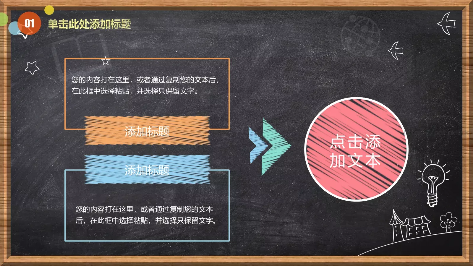 信息化教学说课PPT模板 第 6 页预览图