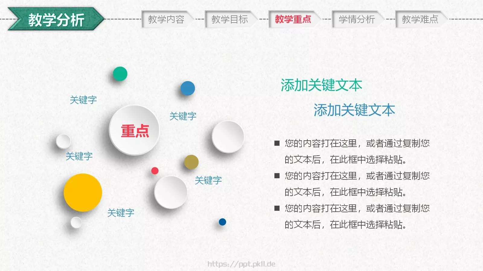 教学设计PPT模板 第 7 页预览图