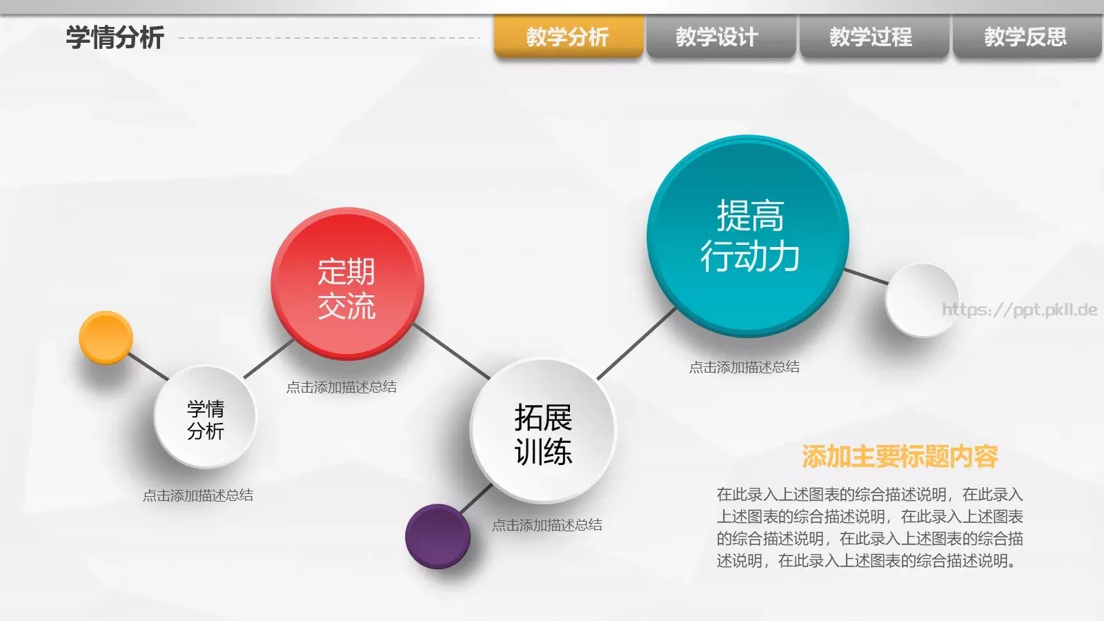 教师说课PPT模板 第 7 页预览图