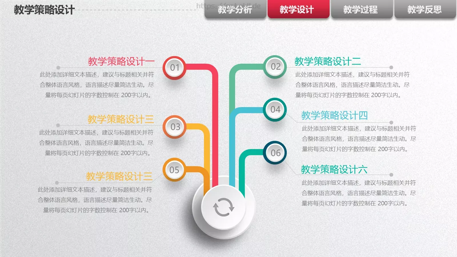 教学说课框架完整PPT模板 第 11 页预览图