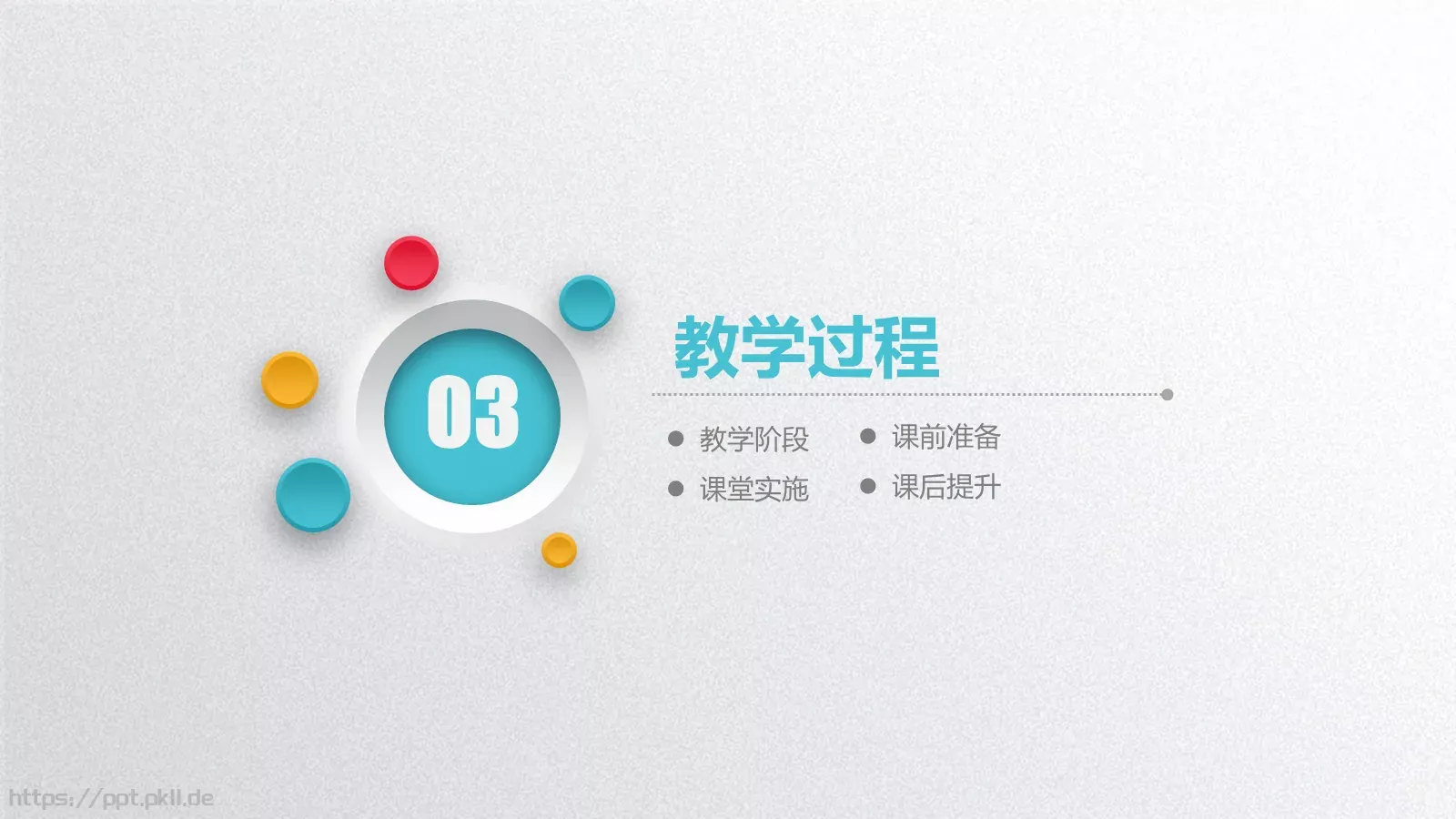 教学说课框架完整PPT模板 第 18 页预览图