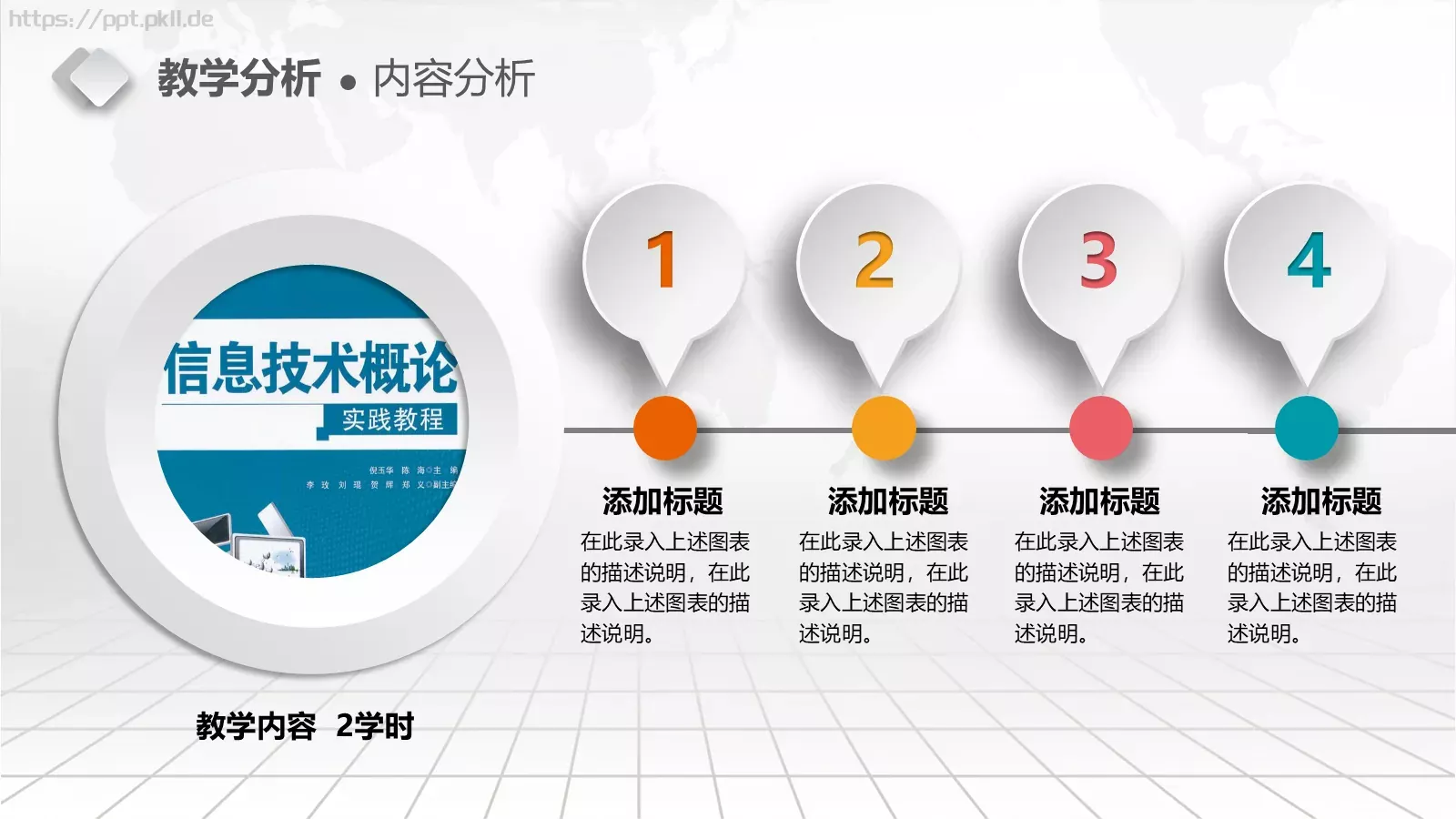 教学说课完整框架PPT模板 第 5 页预览图