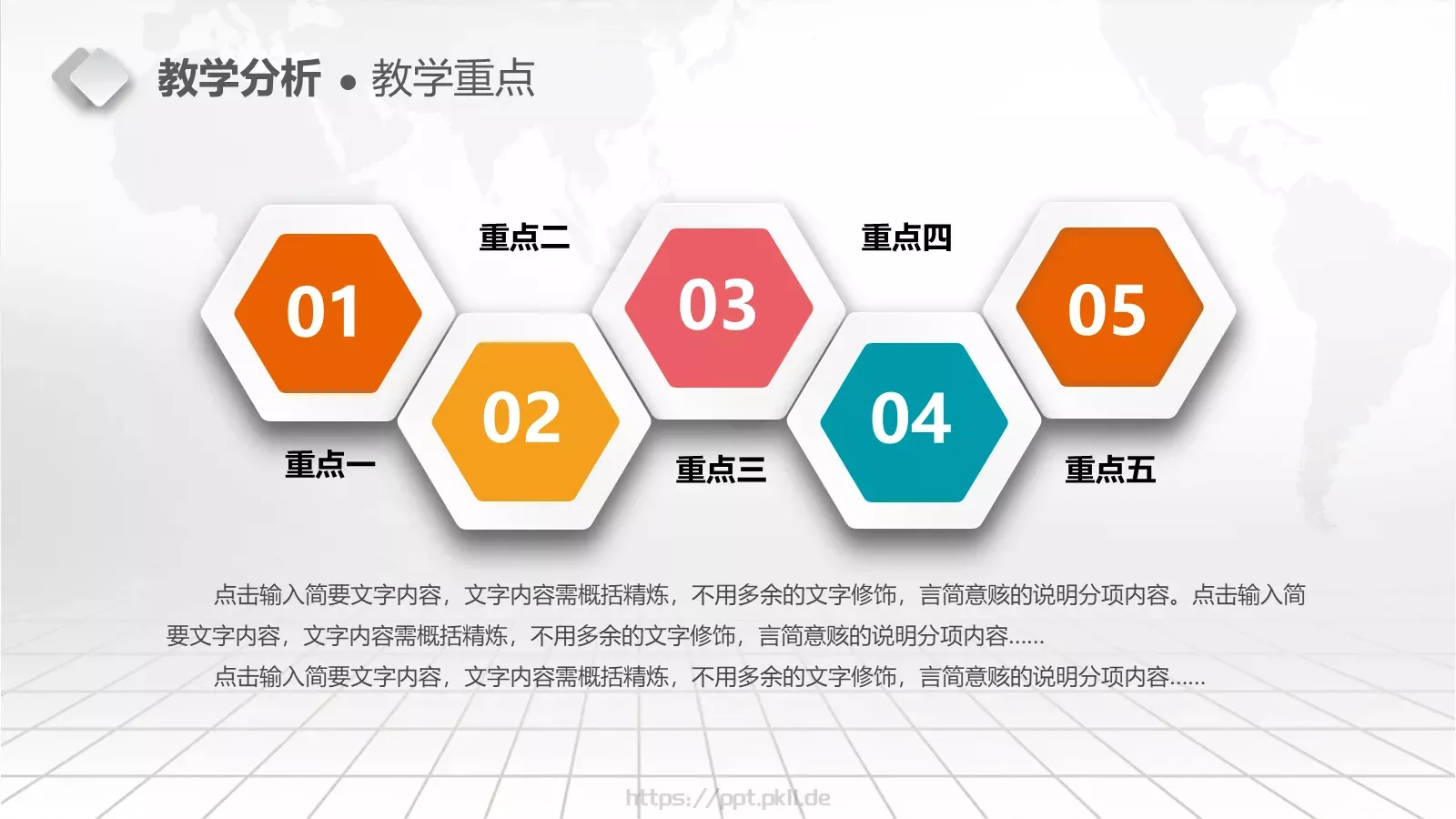 教学说课完整框架PPT模板 第 7 页预览图