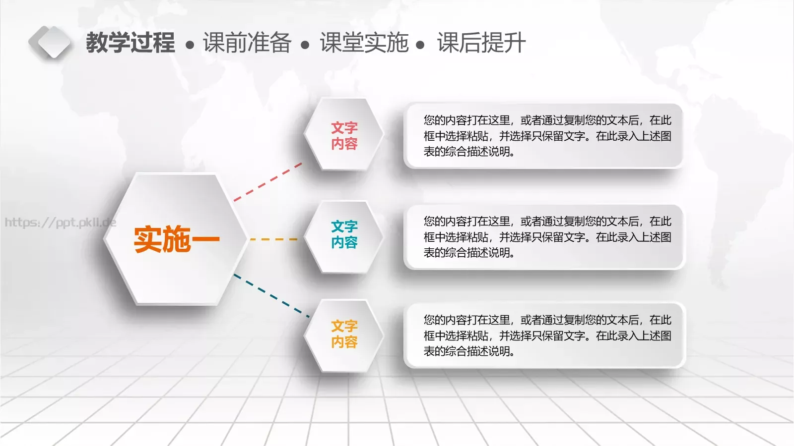 教学说课完整框架PPT模板 第 18 页预览图