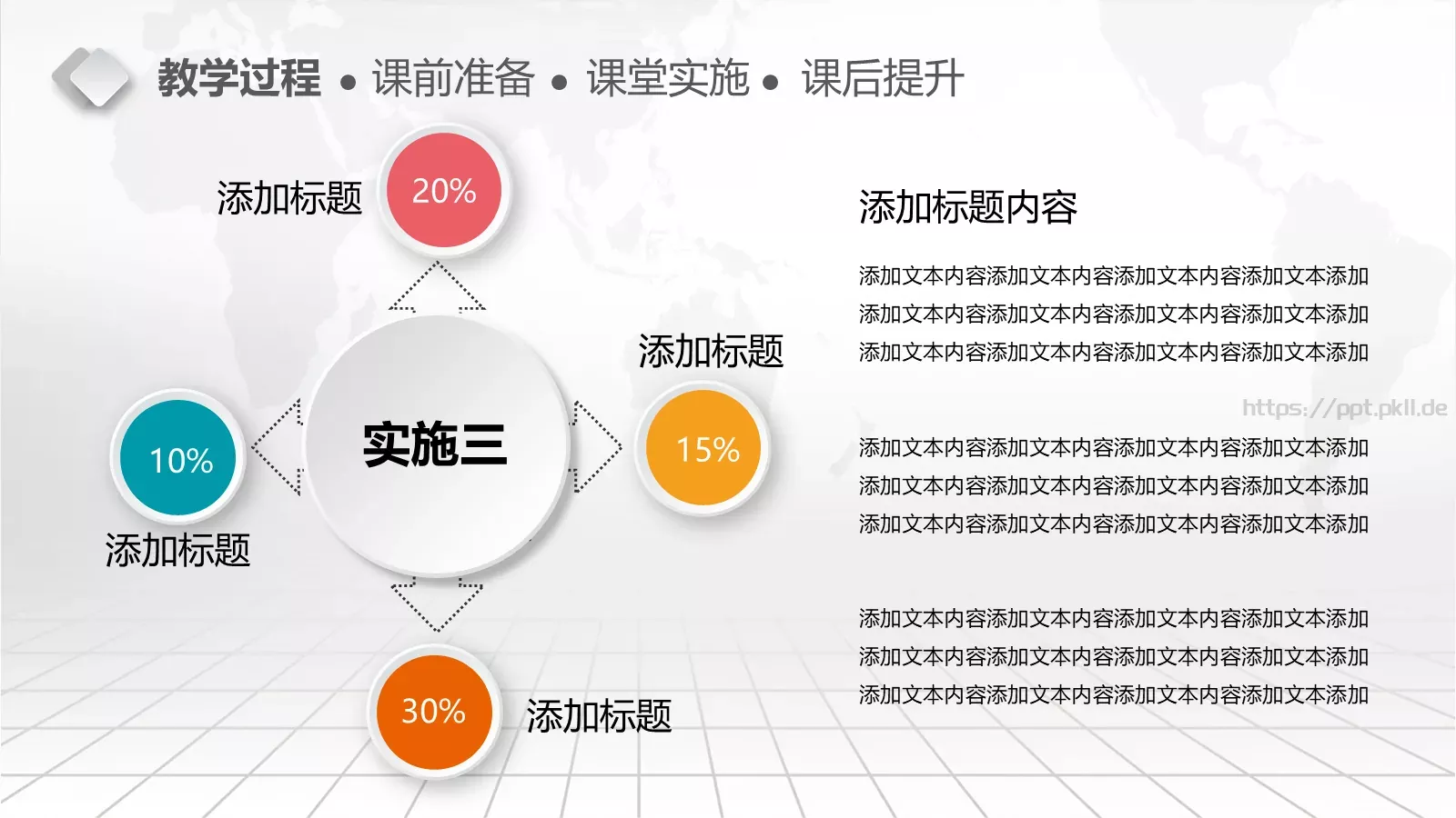 教学说课完整框架PPT模板 第 23 页预览图