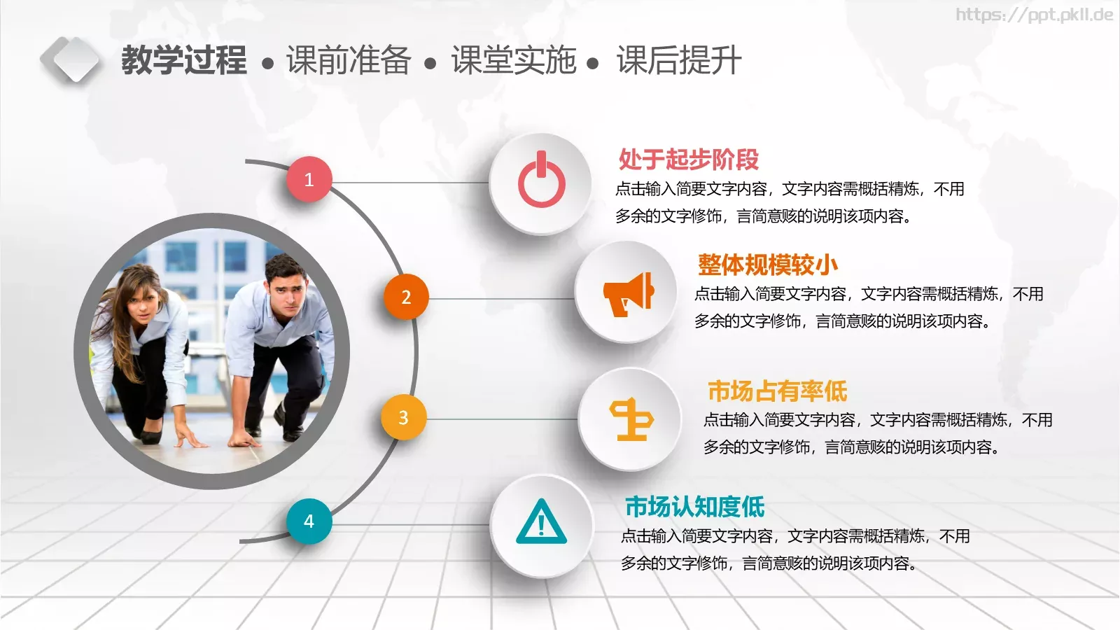 教学说课完整框架PPT模板 第 27 页预览图