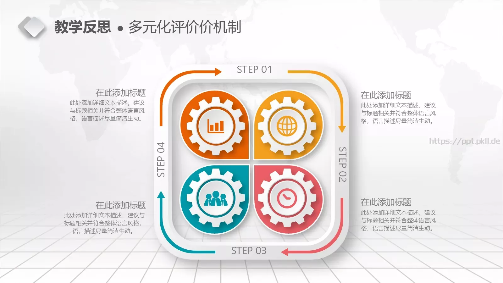 教学说课完整框架PPT模板 第 33 页预览图
