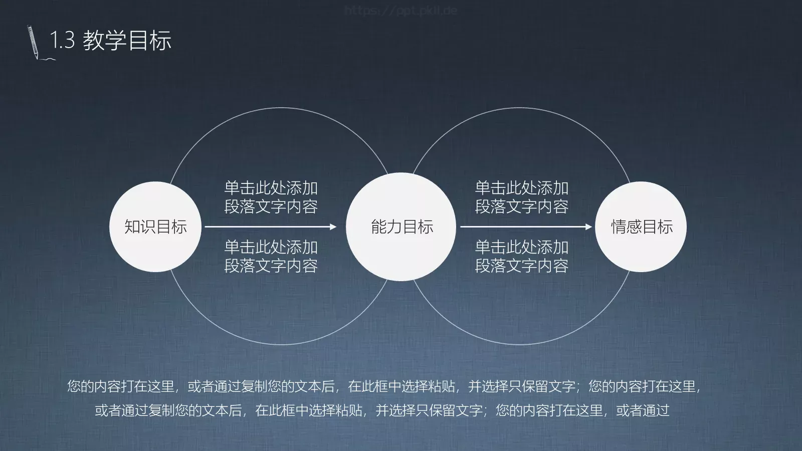 教学说课汇报PPT模板 第 6 页预览图