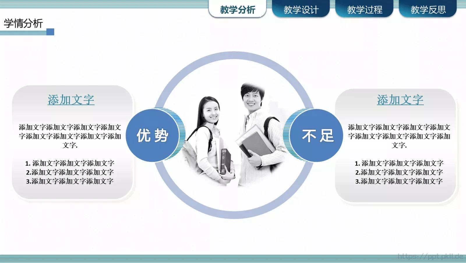 信息化教学设计说课PPT模板 第 8 页预览图