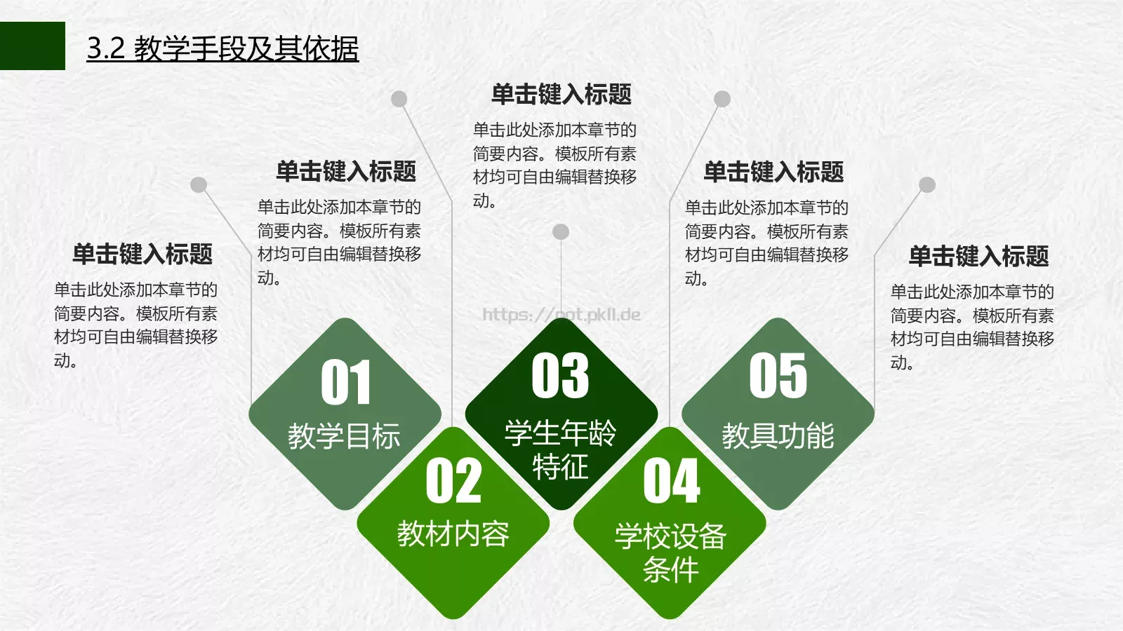 说课公开课PPT模板 第 15 页预览图