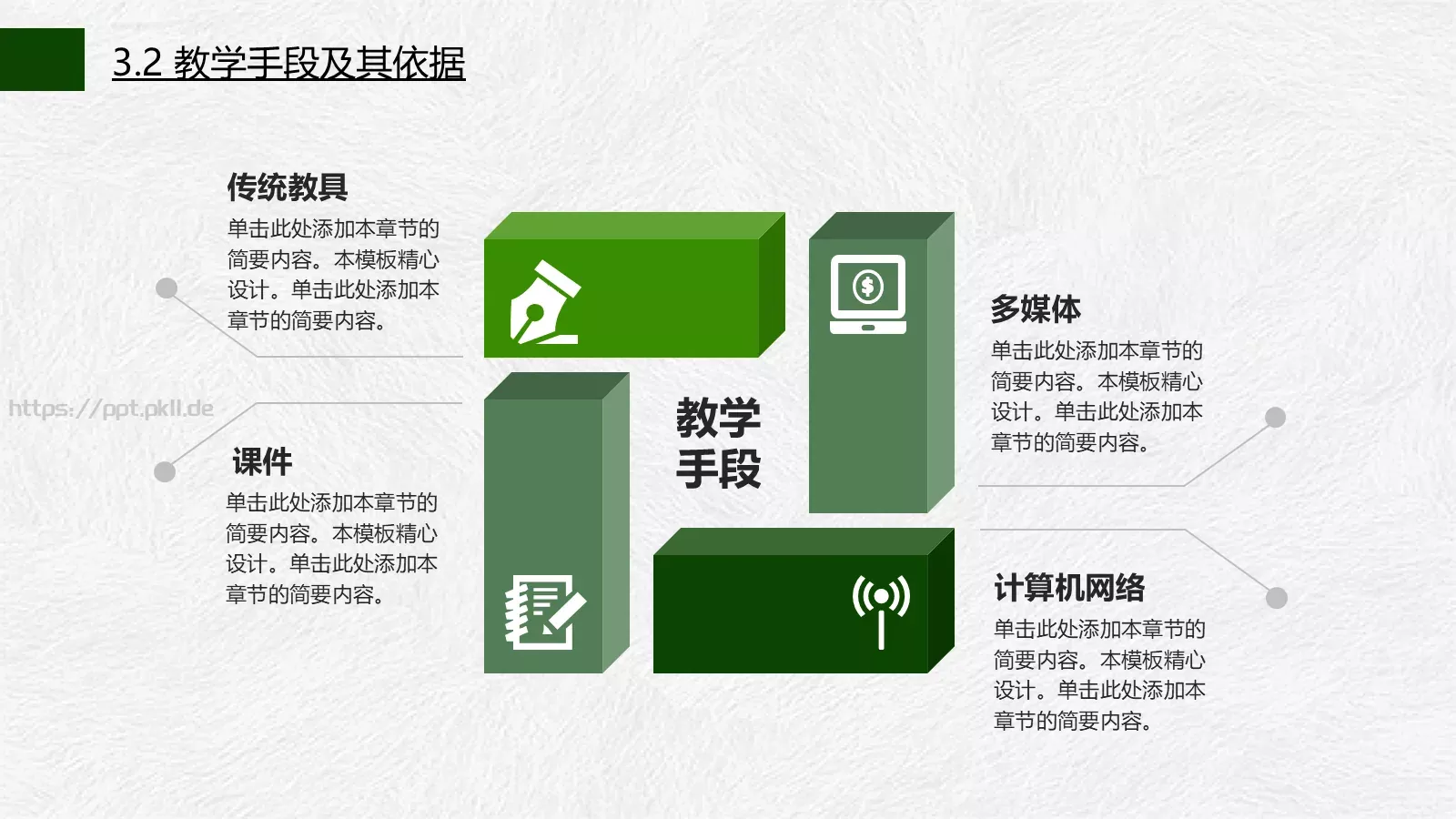 说课公开课PPT模板 第 14 页预览图