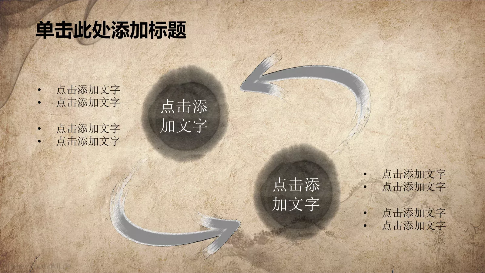 中国风竹简山教学说课PPT模板 第 3 页缩略图