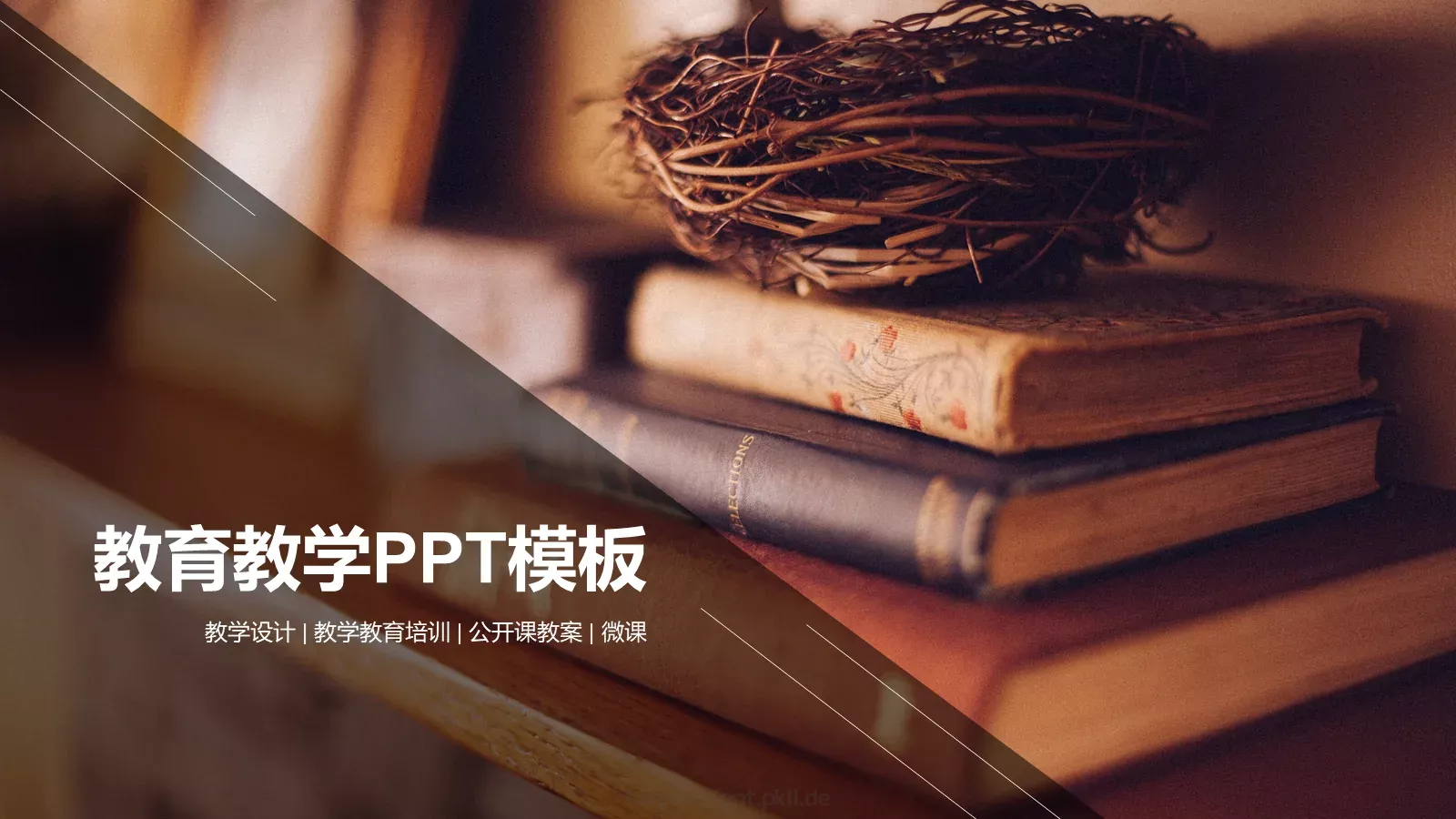 教学说课教育培训PPT模板 第 1 页缩略图