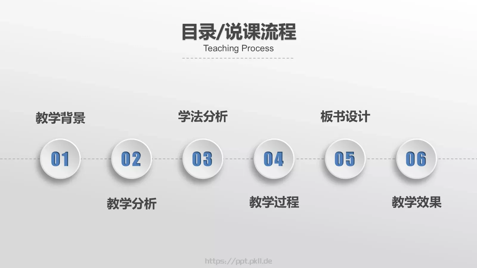 教师说课PPT模板 第 2 页缩略图