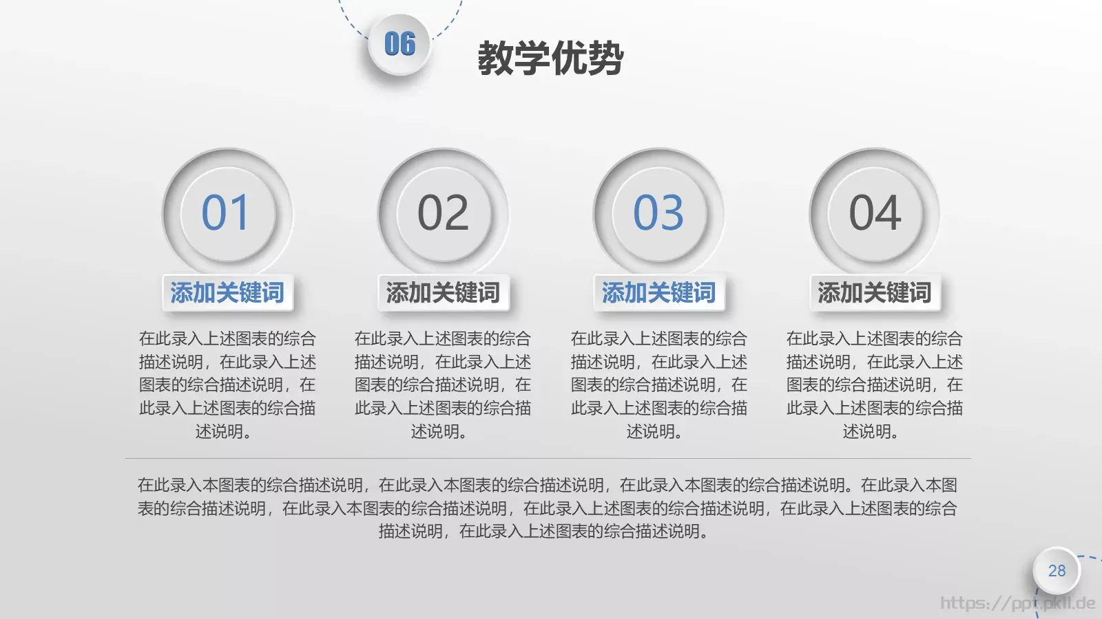 教师说课PPT模板 第 28 页预览图