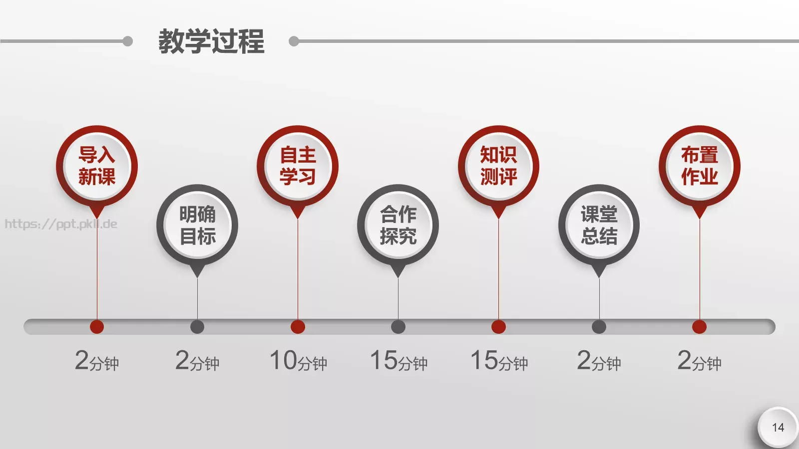 简约大气说课PPT模板 第 14 页预览图