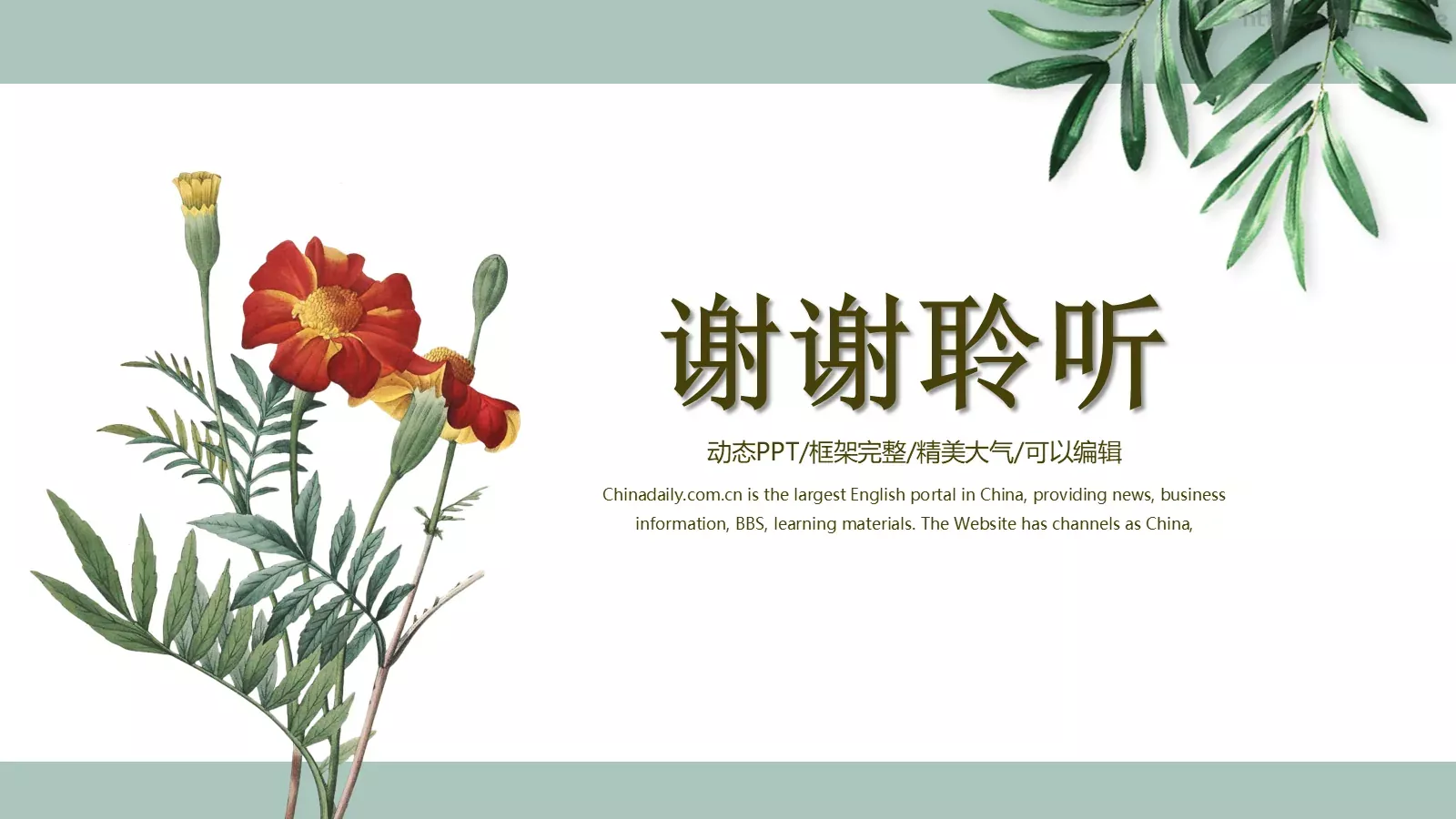 教师公开课教学说课PPT模板 第 25 页预览图