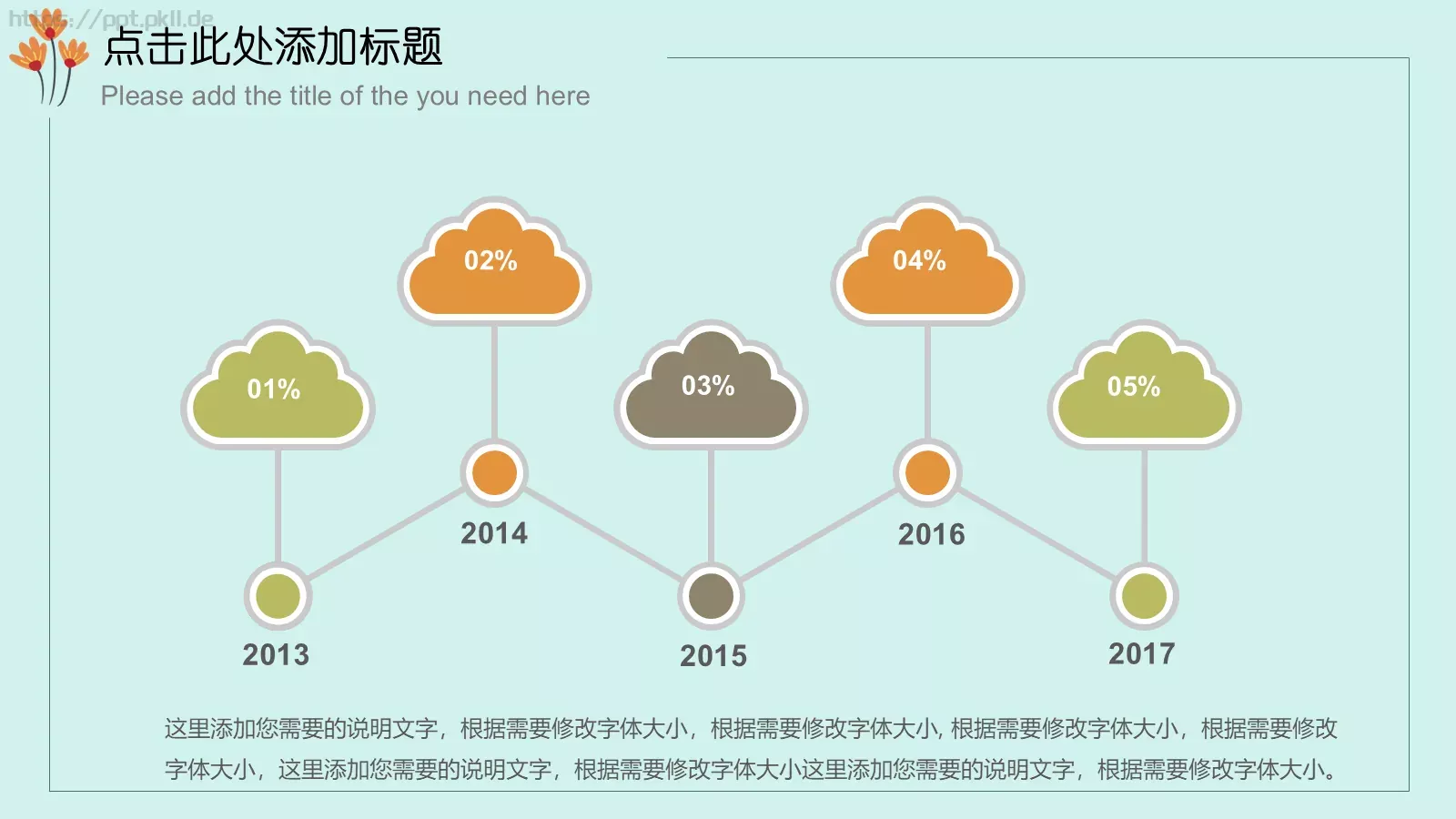 唯美清新说课教学课件 第 6 页预览图