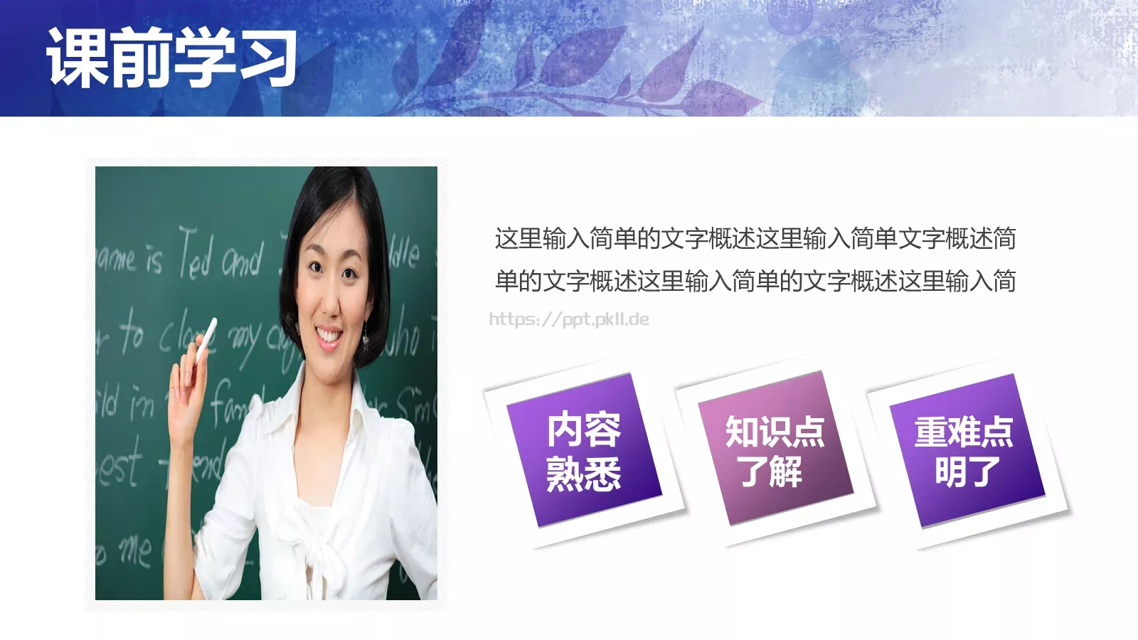 雅静天然教学说课PPT模板 第 16 页预览图