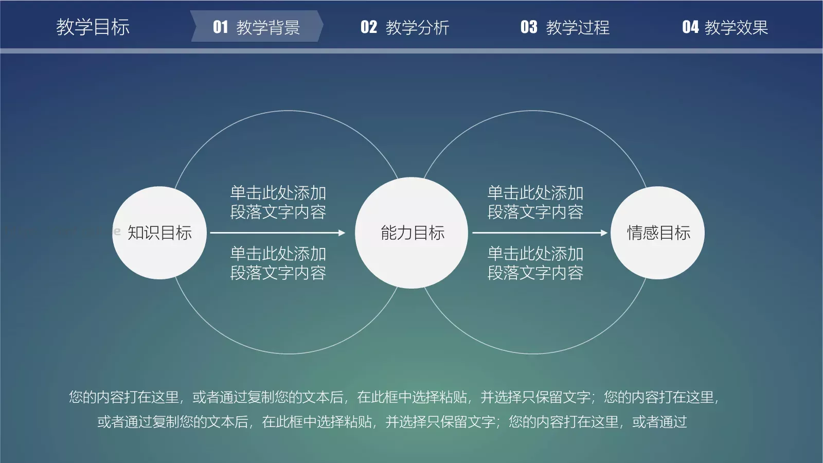 说课教学PPT模板 第 6 页预览图