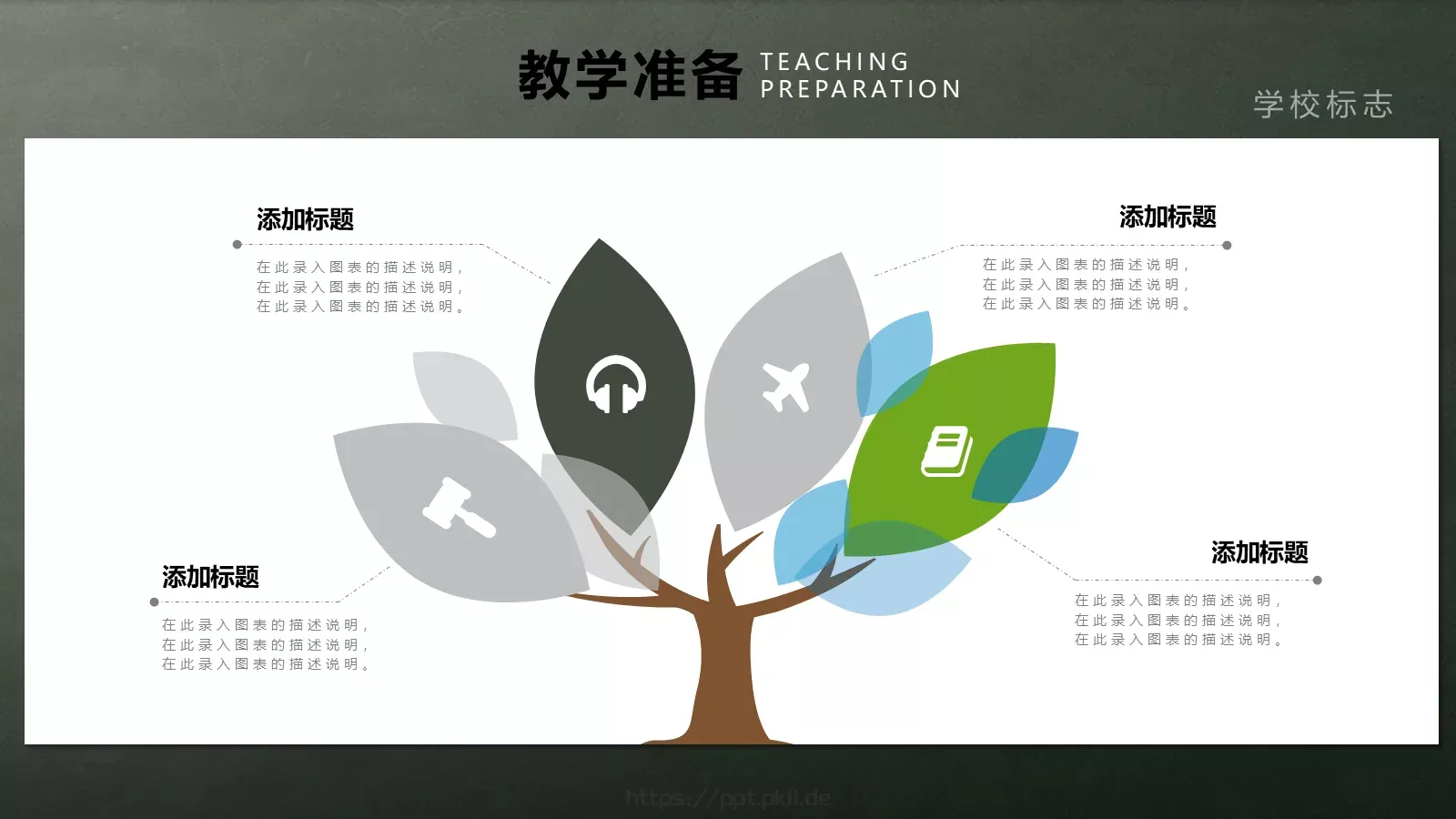 教师教学说课PPT模板 第 17 页预览图