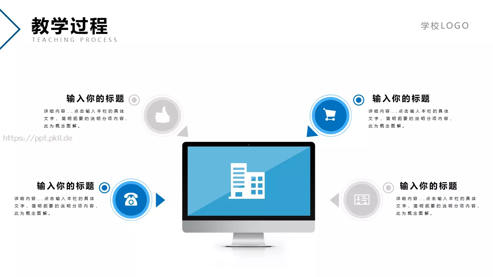 信息化教学说课PPT模板 第 19 页预览图