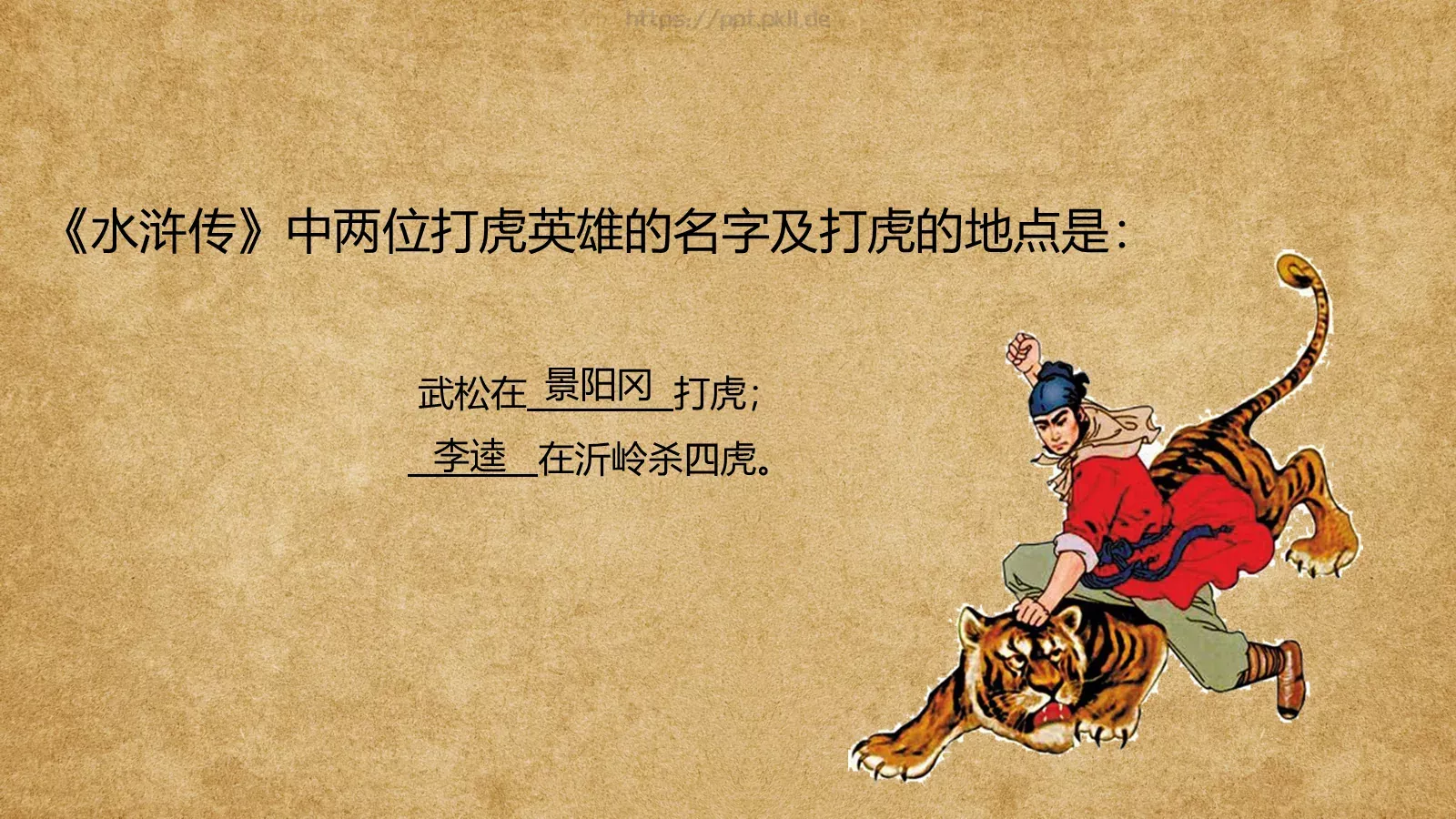 走进四大名著课件PPT模板 第 7 页预览图