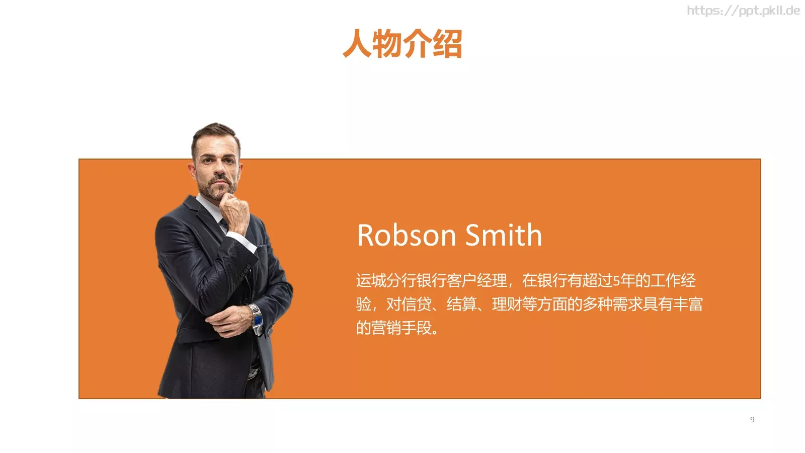 职业分析PPT模板 第 9 页预览图