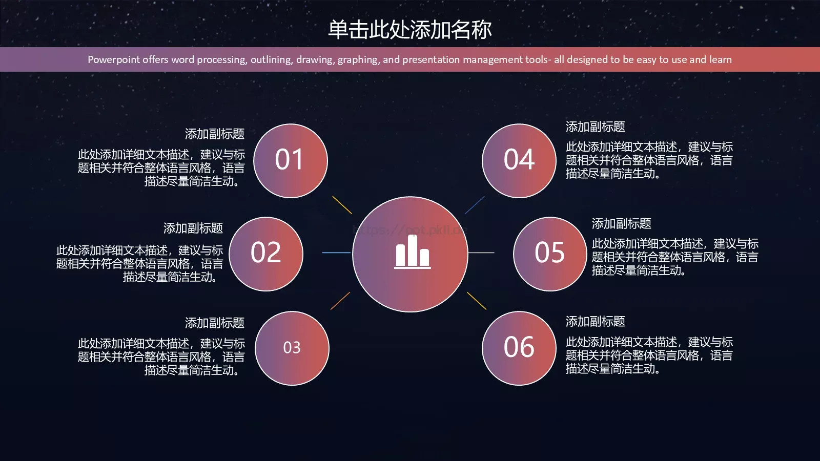 商务述职报告PPT模板 第 5 页预览图