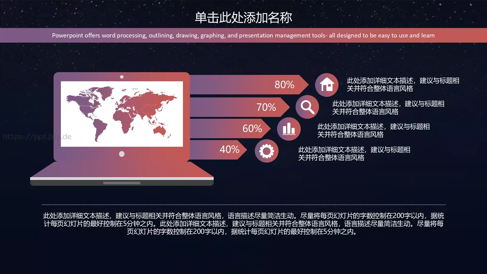 商务述职报告PPT模板 第 7 页预览图