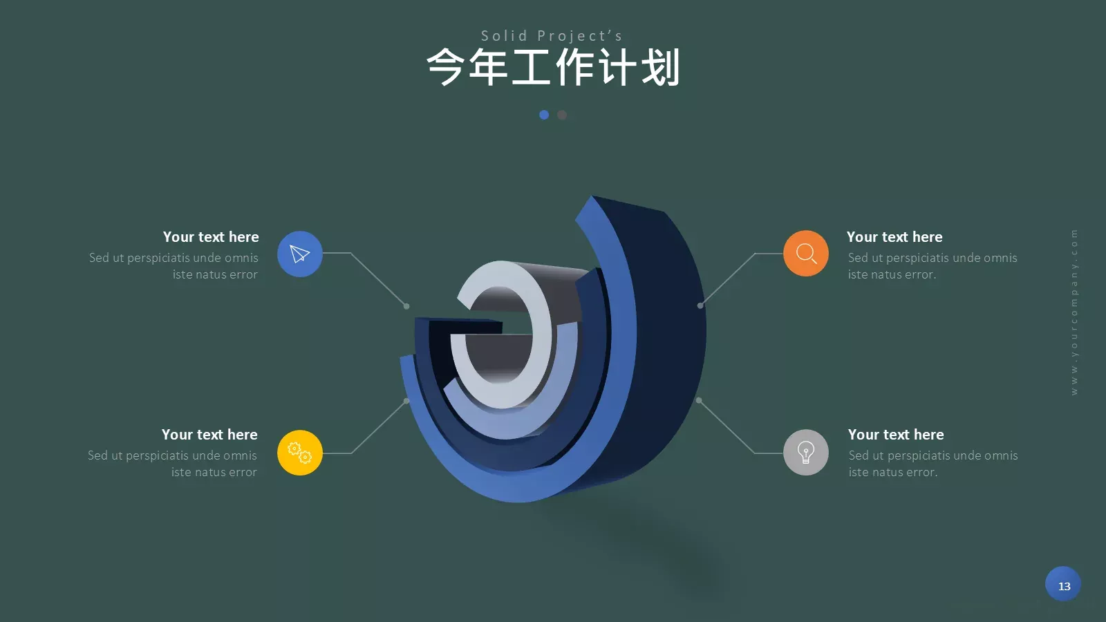 开工报告PPT模板 第 13 页预览图