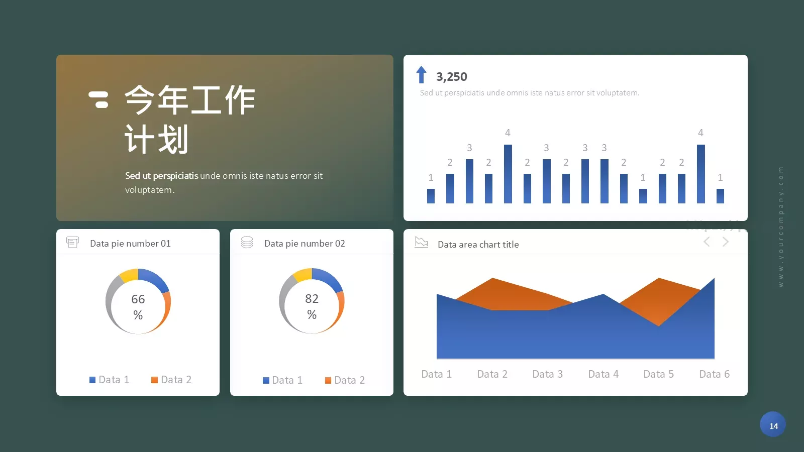 开工报告PPT模板 第 14 页预览图
