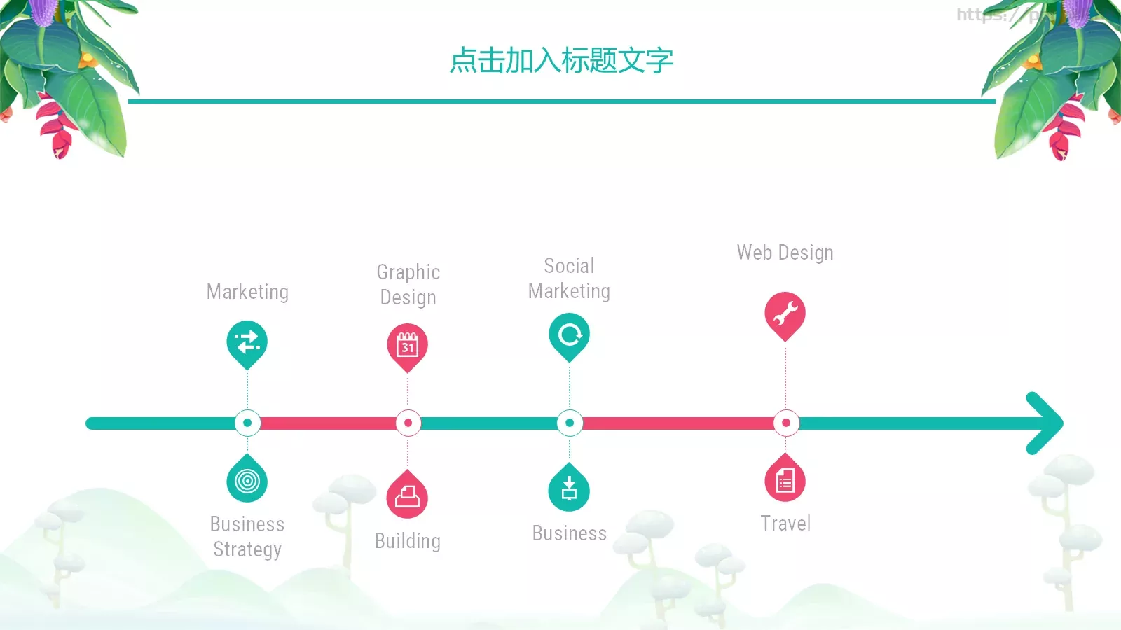 绿色工作计划汇报PPT模板 第 19 页预览图