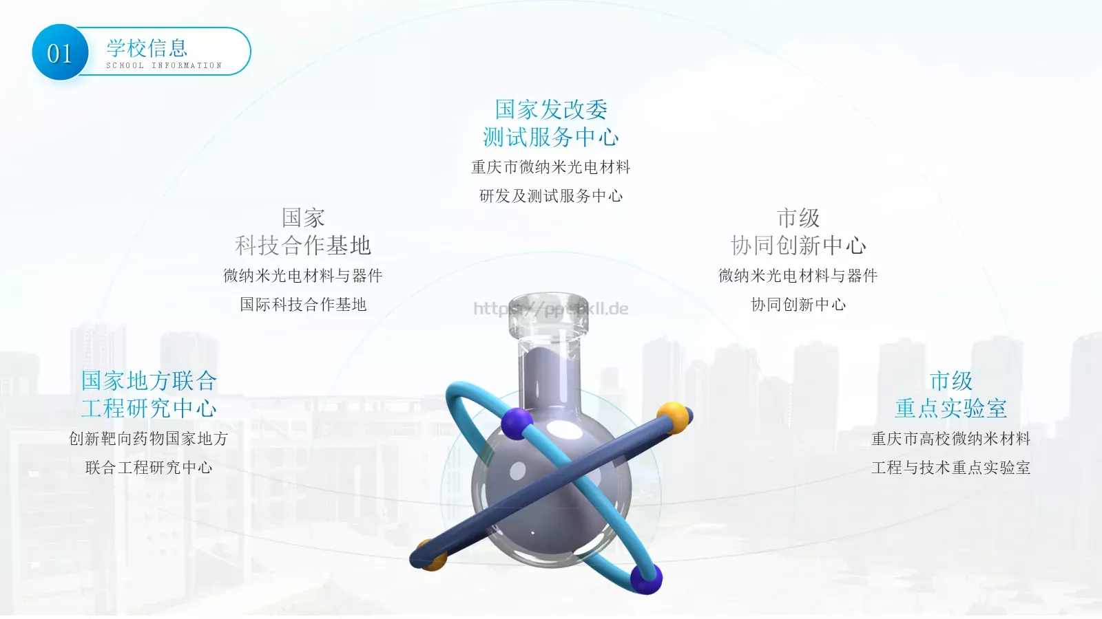 我和我的母校PPT模板 第 5 页预览图