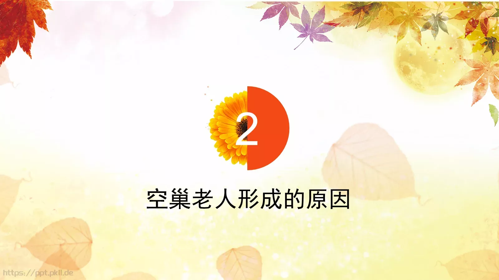 九九重阳节PPT模板 第 8 页预览图
