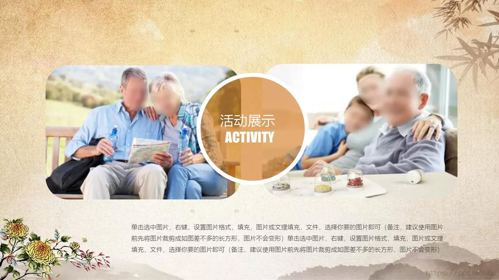 中国传统重阳节PPT模板 第 21 页预览图